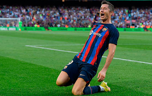 Lewandowski atambisha Barcelona katika pambano la La Liga ugani Camp Nou