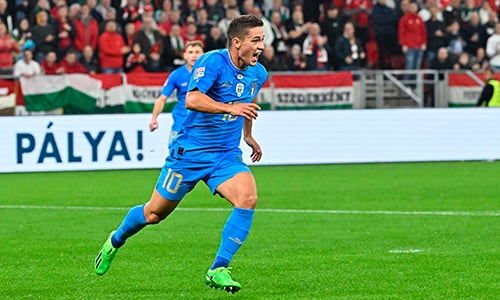 Italia wakomoa Hungary jijini Budapest katika Uefa Nations League