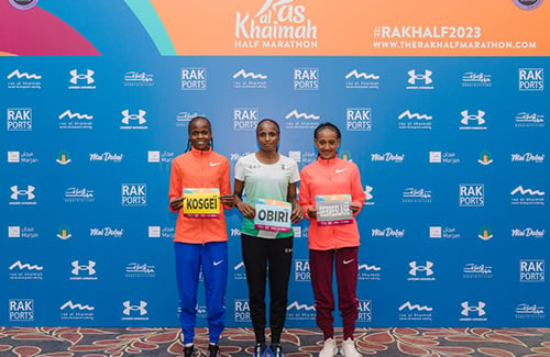 Obiri, Mateiko waendea mamilioni ya Ras Al Khaimah Half Marathon